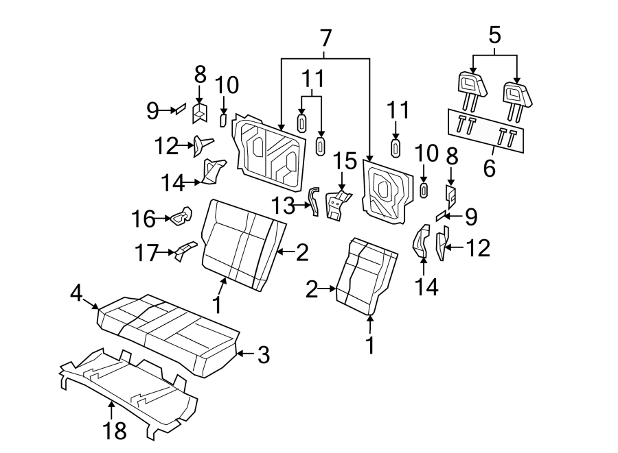 6SEATS & TRACKS. REAR SEAT COMPONENTS.https://images.simplepart.com/images/parts/motor/fullsize/WC07345.png