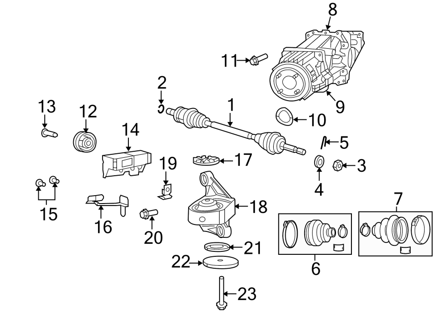 REAR SUSPENSION. AXLE & DIFFERENTIAL.