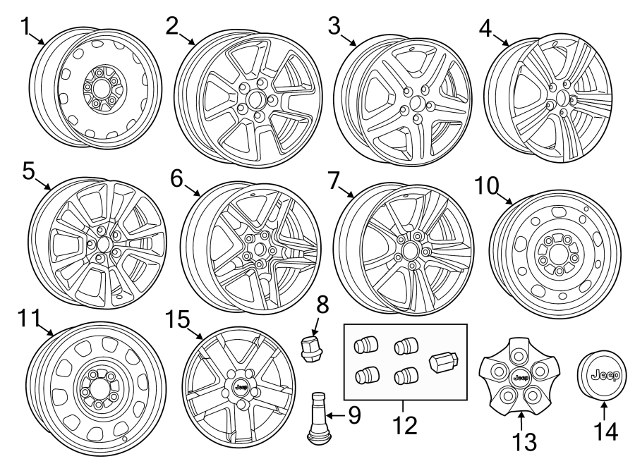 WHEELS. COVERS & TRIM.