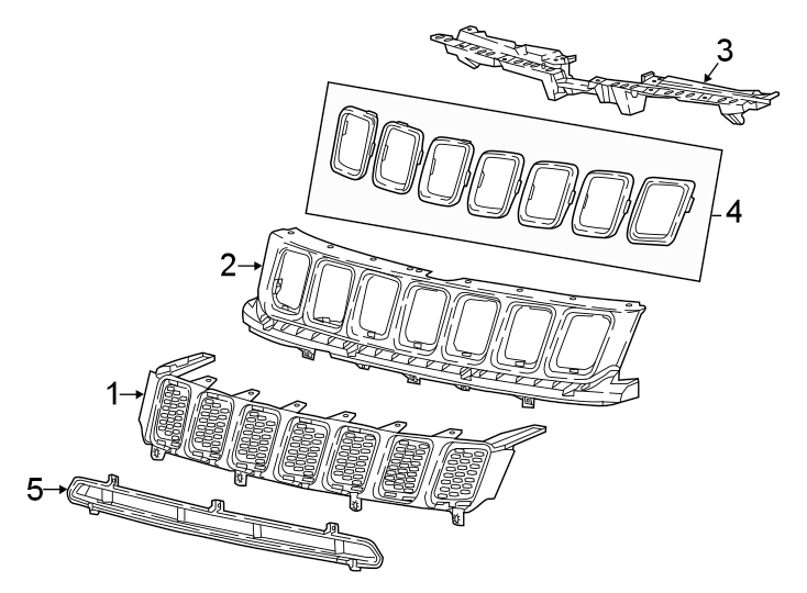 2Front bumper & grille. Grille & components.https://images.simplepart.com/images/parts/motor/fullsize/WC17016.png