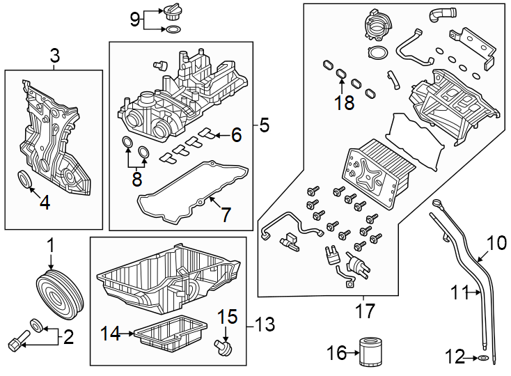 Diagram Engine / transaxle. Engine parts. for your 2016 Ram ProMaster 3500   