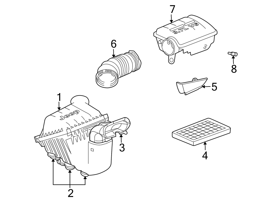 8Air inlet.https://images.simplepart.com/images/parts/motor/fullsize/WD02190.png