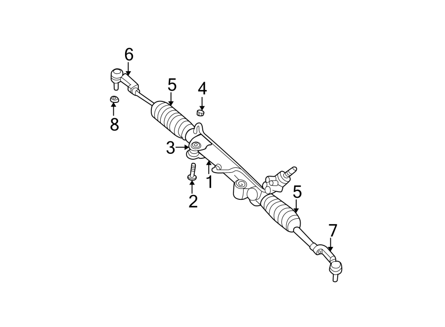 STEERING GEAR & LINKAGE. Diagram