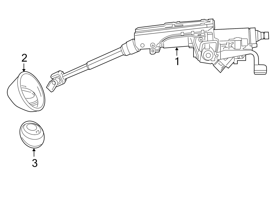 1STEERING COLUMN ASSEMBLY.https://images.simplepart.com/images/parts/motor/fullsize/WD07305.png