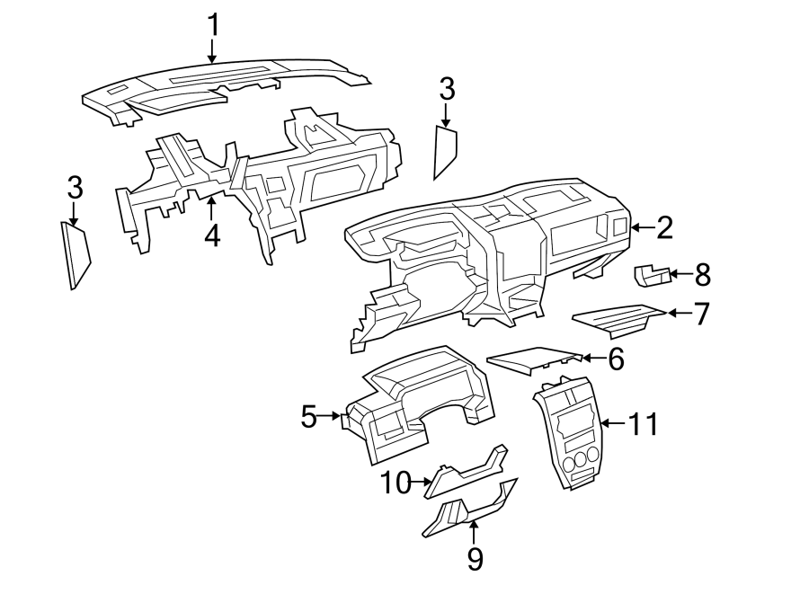 9INSTRUMENT PANEL COMPONENTS.https://images.simplepart.com/images/parts/motor/fullsize/WD07340.png