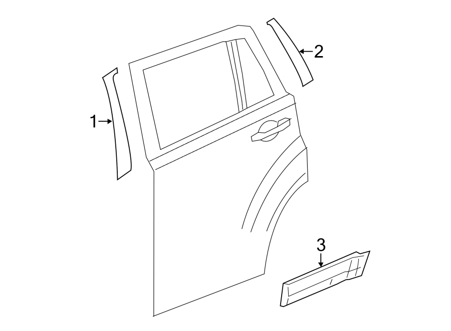 3REAR DOOR. EXTERIOR TRIM.https://images.simplepart.com/images/parts/motor/fullsize/WD07486.png