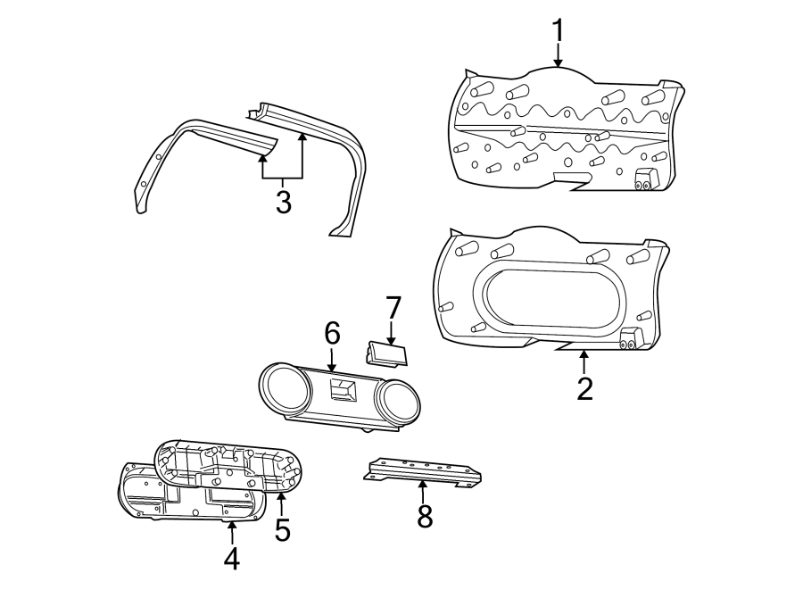 7Lift gate. Windshield. Interior trim.https://images.simplepart.com/images/parts/motor/fullsize/WD07610.png