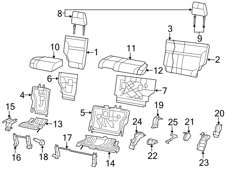 9SEATS & TRACKS. REAR SEAT COMPONENTS.https://images.simplepart.com/images/parts/motor/fullsize/WD08365.png