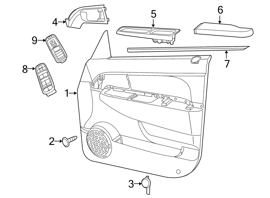 9FRONT DOOR. INTERIOR TRIM.https://images.simplepart.com/images/parts/motor/fullsize/WD08450.png