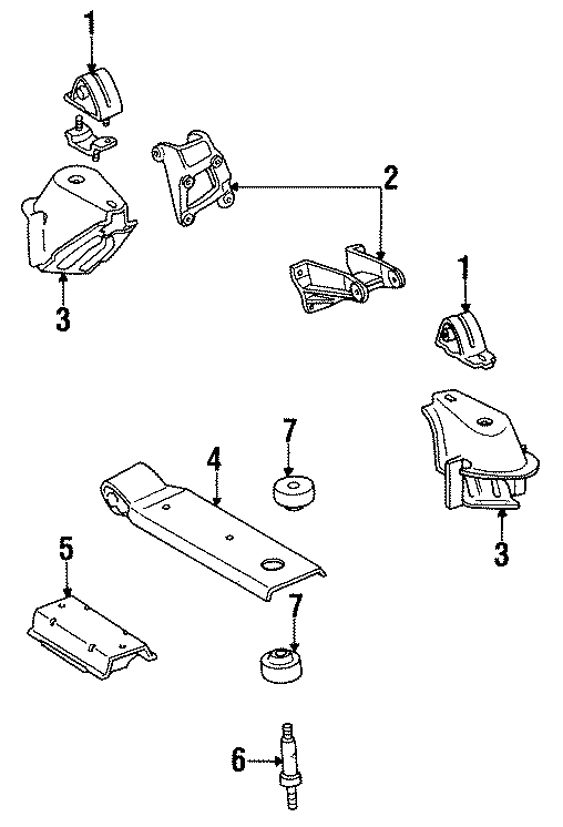 ENGINE & TRANS MOUNTING.