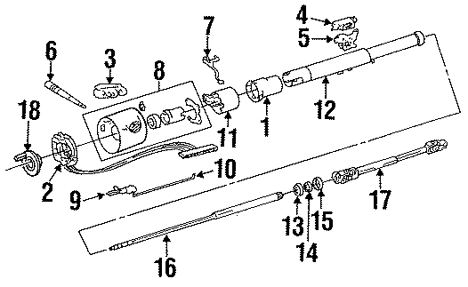 13STEERING COLUMN. HOUSING & COMPONENTS. SHAFT & INTERNAL COMPONENTS. SHROUD. SWITCHES & LEVERS.https://images.simplepart.com/images/parts/motor/fullsize/WD87120.png