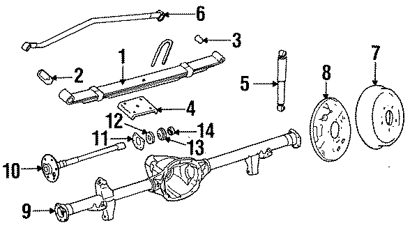 12REAR SUSPENSION. AXLE HOUSING. BRAKE COMPONENTS. SUSPENSION COMPONENTS.https://images.simplepart.com/images/parts/motor/fullsize/WD87270.png