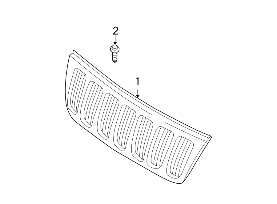 GRILLE & COMPONENTS.https://images.simplepart.com/images/parts/motor/fullsize/WE06010.png