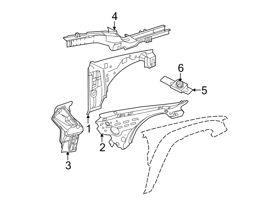 4FENDER. STRUCTURAL COMPONENTS & RAILS.https://images.simplepart.com/images/parts/motor/fullsize/WE06145.png