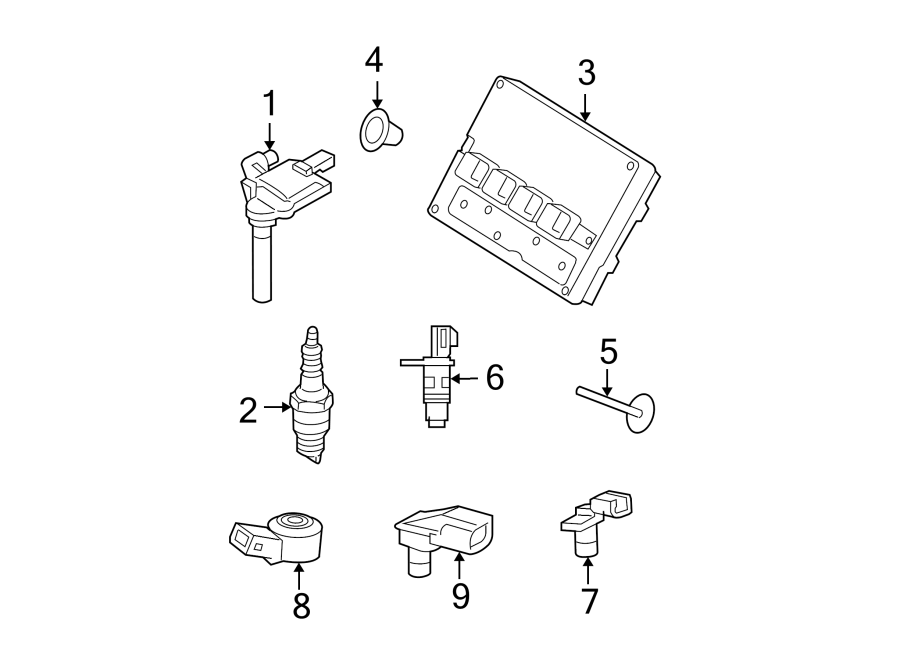 Diagram IGNITION SYSTEM. for your 1996 Dodge Ram 1500   