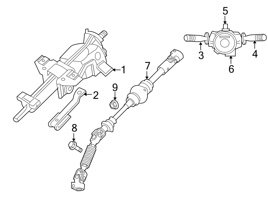 8SHAFT & INTERNAL COMPONENTS. SHROUD. STEERING COLUMN ASSEMBLY. SWITCHES & LEVERS.https://images.simplepart.com/images/parts/motor/fullsize/WE06400.png