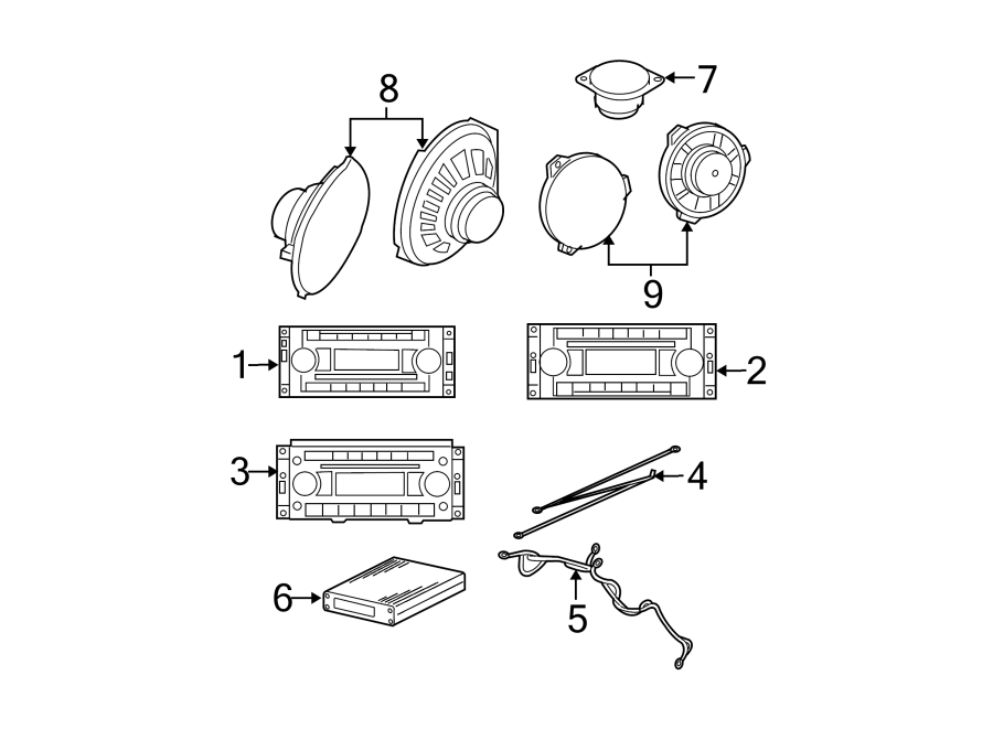 2INSTRUMENT PANEL. SOUND SYSTEM.https://images.simplepart.com/images/parts/motor/fullsize/WE06450.png