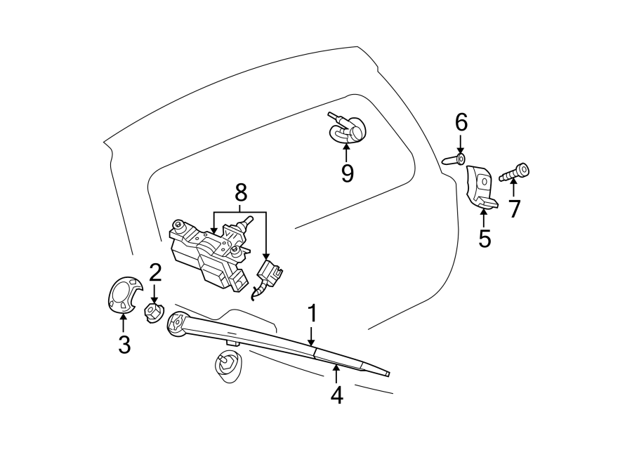 6LIFT GATE. WIPER & WASHER COMPONENTS.https://images.simplepart.com/images/parts/motor/fullsize/WE06685.png