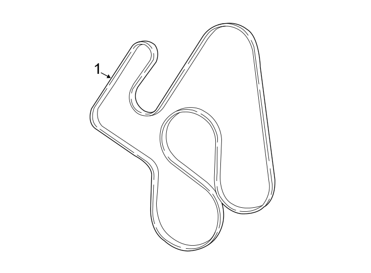 Diagram Belts & pulleys. for your 2003 Jeep Wrangler   