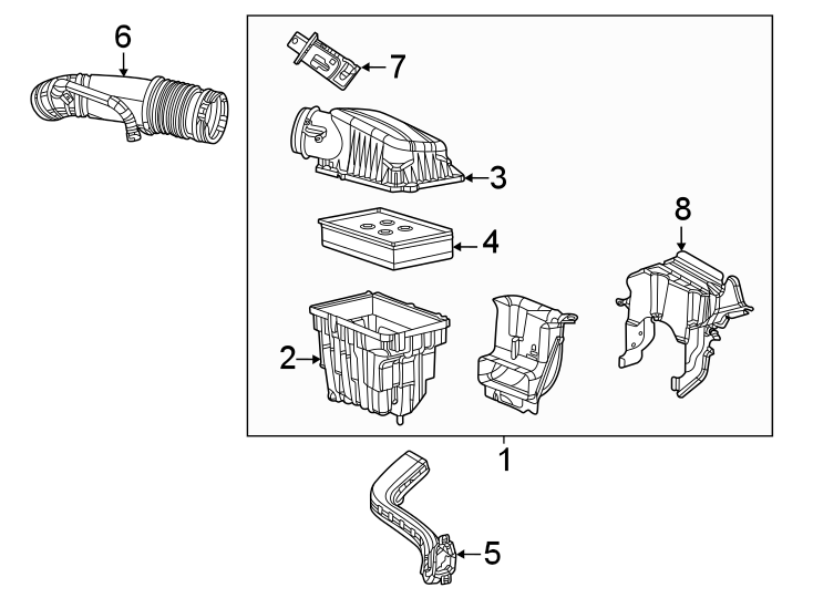 7Air intake.https://images.simplepart.com/images/parts/motor/fullsize/WG20186.png