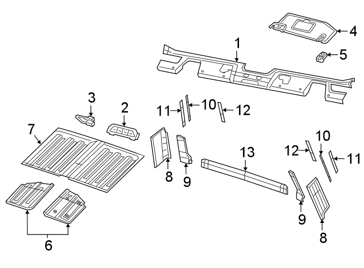 CAB. INTERIOR TRIM. Diagram