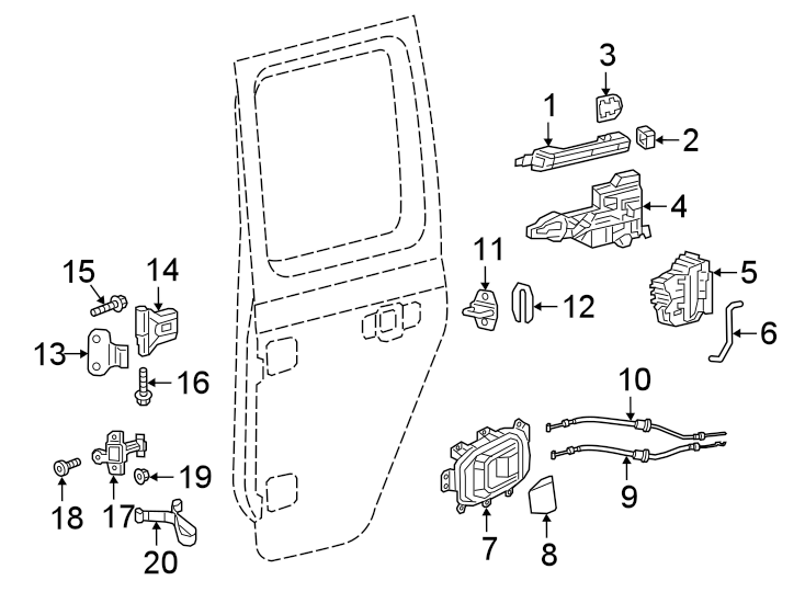 13REAR DOOR. LOCK & HARDWARE.https://images.simplepart.com/images/parts/motor/fullsize/WG20480.png