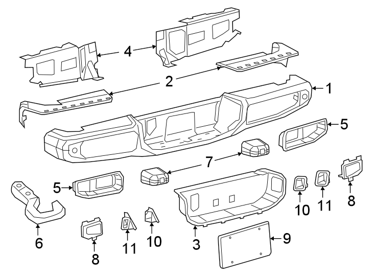 2REAR BUMPER. BUMPER & COMPONENTS.https://images.simplepart.com/images/parts/motor/fullsize/WG20590.png