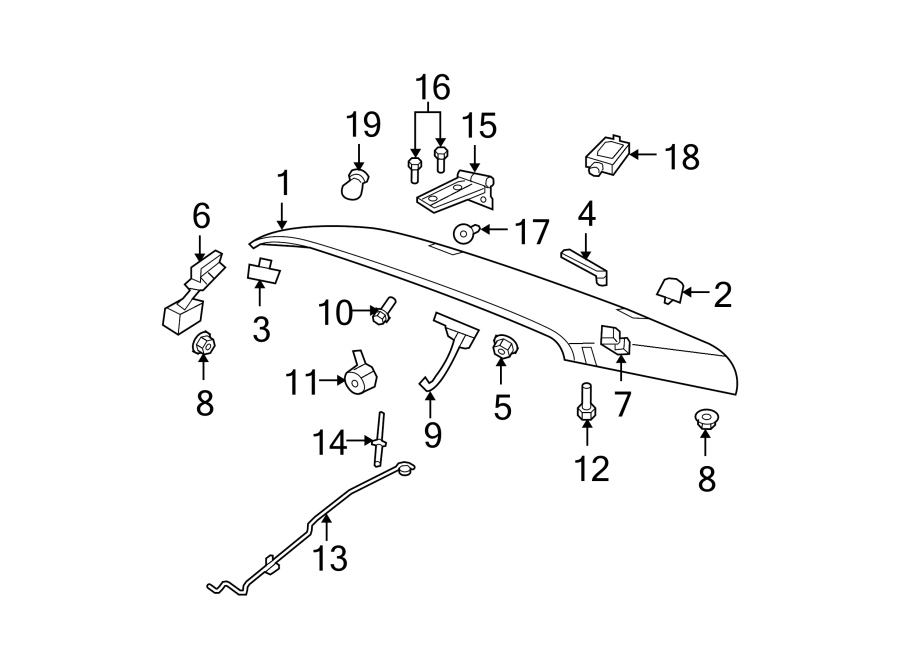 Diagram HOOD & COMPONENTS. for your 2014 Ram ProMaster 3500  Base Cutaway Van 