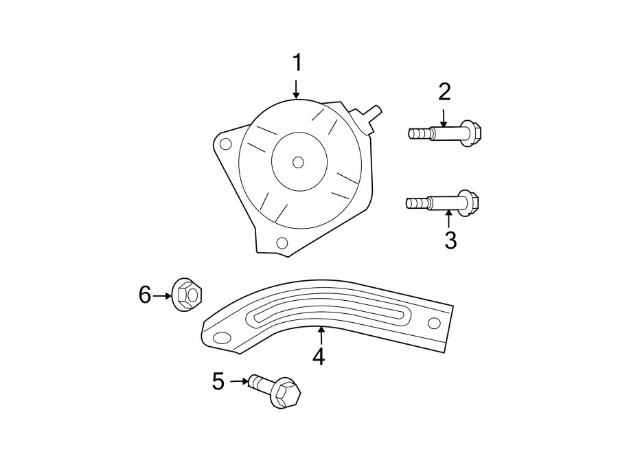 Diagram ALTERNATOR. for your 2023 Ram 1500   