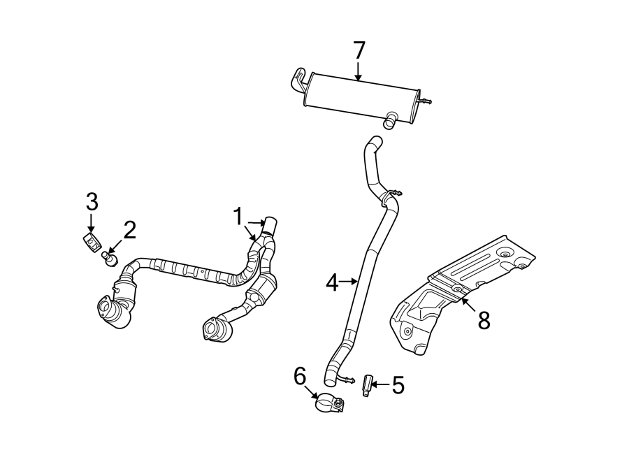 2EXHAUST SYSTEM. EXHAUST COMPONENTS.https://images.simplepart.com/images/parts/motor/fullsize/WJ07205.png