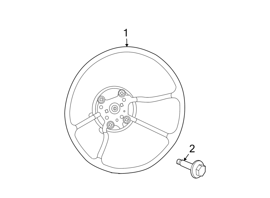 Diagram STEERING WHEEL & TRIM. for your 2020 Jeep Wrangler   