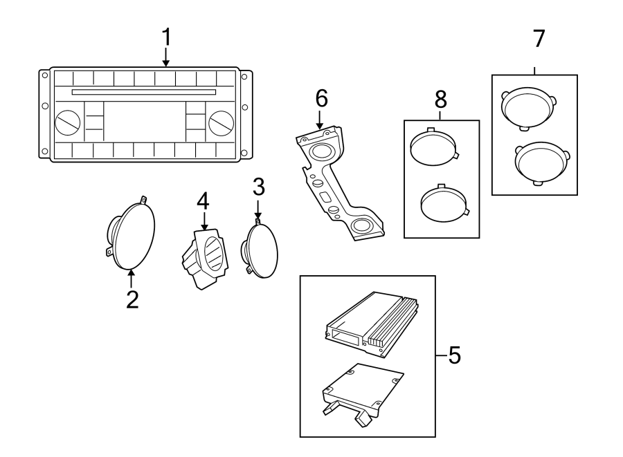 1INSTRUMENT PANEL. SOUND SYSTEM.https://images.simplepart.com/images/parts/motor/fullsize/WJ07331.png