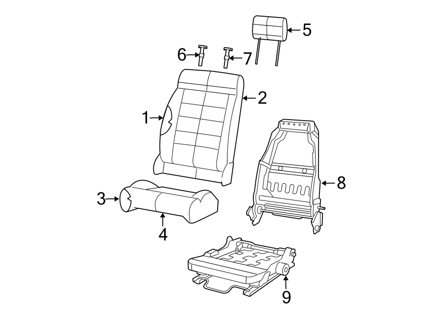 1SEATS & TRACKS. FRONT SEAT COMPONENTS.https://images.simplepart.com/images/parts/motor/fullsize/WJ07370.png