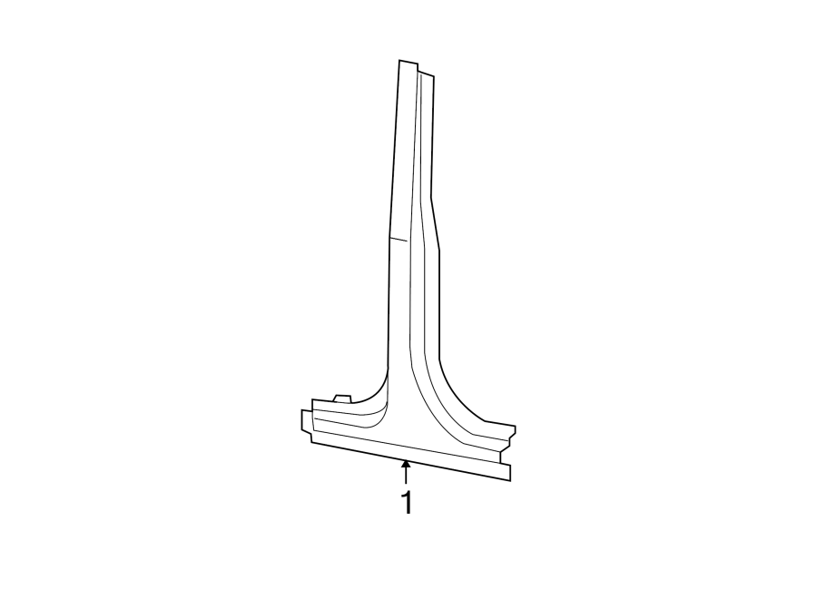 Diagram Pillars. Rocker & floor. Center pillar. for your Jeep Wrangler  