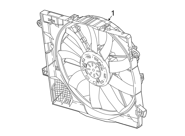 Diagram Cooling fan. for your Jeep Wrangler  