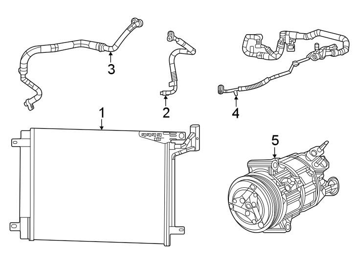 4Air conditioner & heater. Compressor & lines. Condenser.https://images.simplepart.com/images/parts/motor/fullsize/WJ18137.png