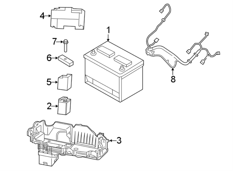 Diagram 12 VOLT. for your 2017 Dodge Charger 5.7L HEMI V8 A/T RWD Daytona Sedan 