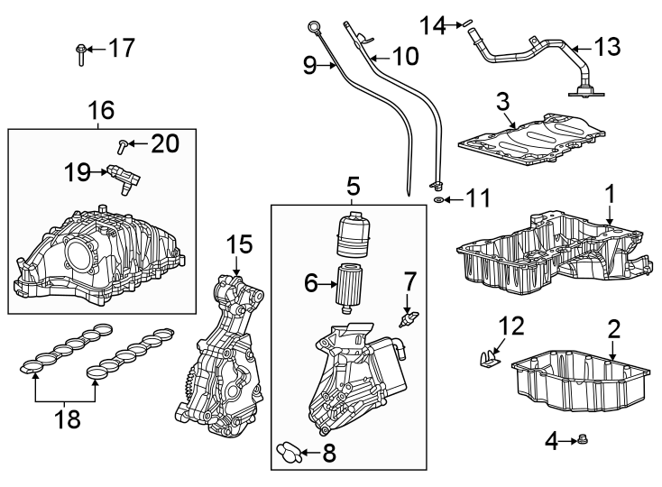 Diagram Engine parts. for your 2014 Ram ProMaster 3500  Base Standard Cargo Van 