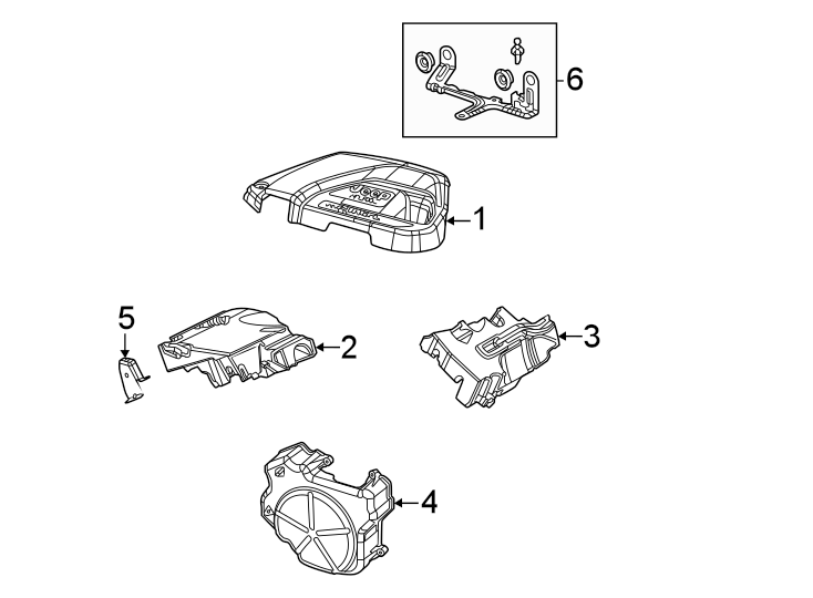 6Engine appearance cover.https://images.simplepart.com/images/parts/motor/fullsize/WJ18316.png