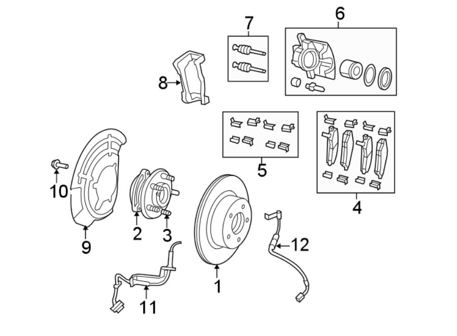 12FRONT SUSPENSION. BRAKE COMPONENTS.https://images.simplepart.com/images/parts/motor/fullsize/WJ18360.png