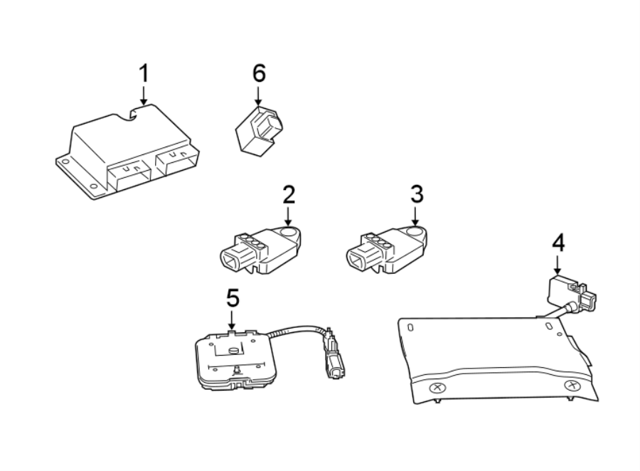 5RESTRAINT SYSTEMS. AIR BAG COMPONENTS.https://images.simplepart.com/images/parts/motor/fullsize/WJ18475.png