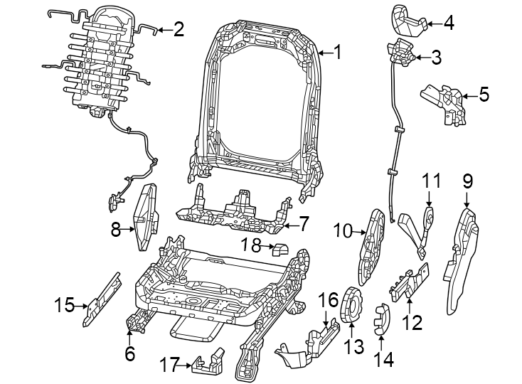 11Seats & tracks. Driver seat components.https://images.simplepart.com/images/parts/motor/fullsize/WJ18503.png