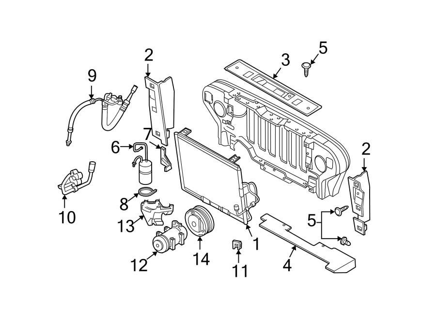 12AIR CONDITIONER & HEATER. COMPRESSOR & LINES. CONDENSER.https://images.simplepart.com/images/parts/motor/fullsize/WJ97130.png