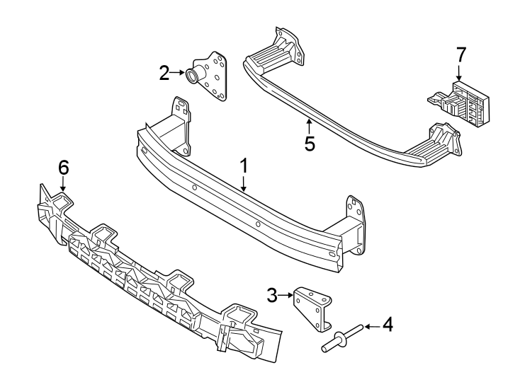 7Front bumper & grille. Bumper & components.https://images.simplepart.com/images/parts/motor/fullsize/WK15017.png