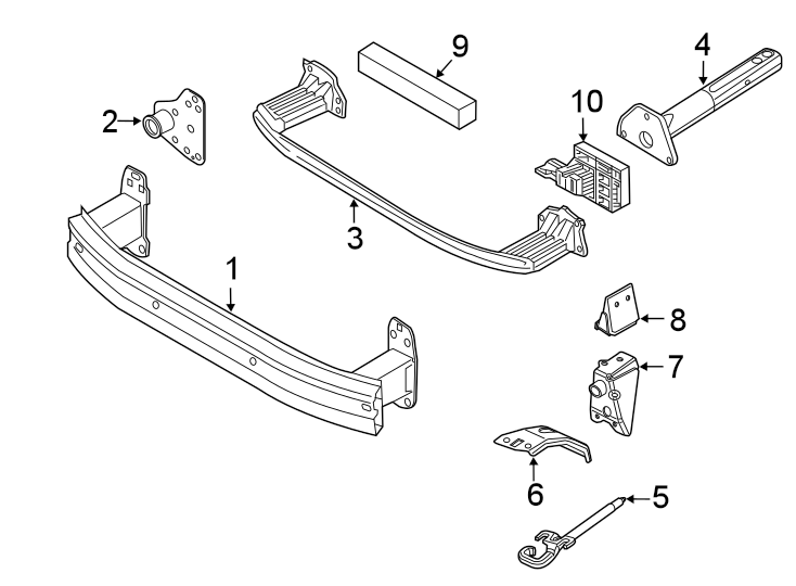 4Front bumper & grille. Bumper & components.https://images.simplepart.com/images/parts/motor/fullsize/WK15018.png