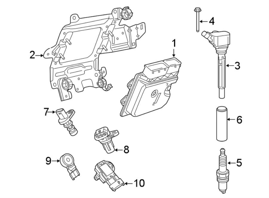 Diagram IGNITION SYSTEM. for your 2021 Ram 1500   