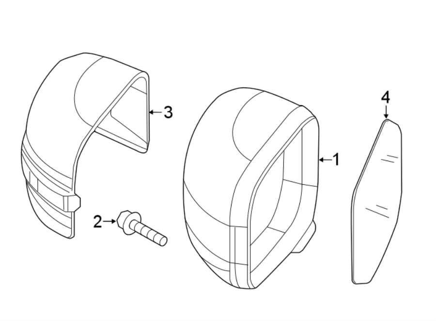 Jeep Renegade Door Mirror Screw - 68103449AA | Courtesy Chrysler Dodge ...