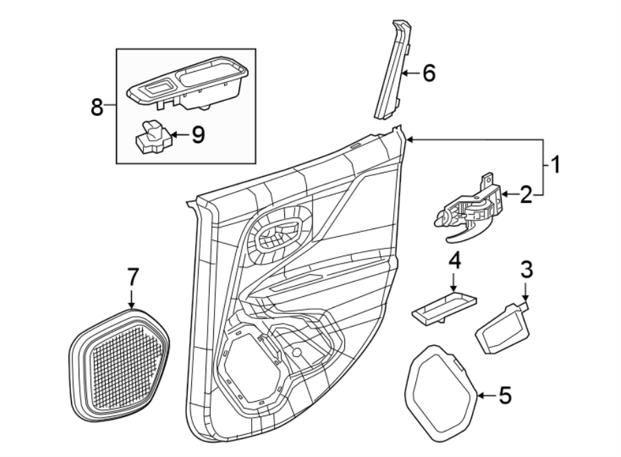 1REAR DOOR. INTERIOR TRIM.https://images.simplepart.com/images/parts/motor/fullsize/WK15535.png