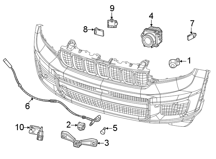 5Front bumper & grille. Electrical components.https://images.simplepart.com/images/parts/motor/fullsize/WL21015.png