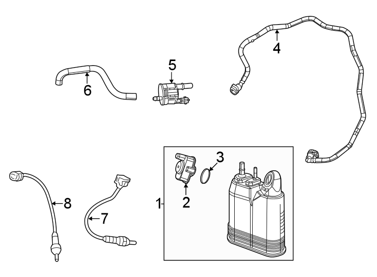 8Emission system. Emission components.https://images.simplepart.com/images/parts/motor/fullsize/WL21390.png